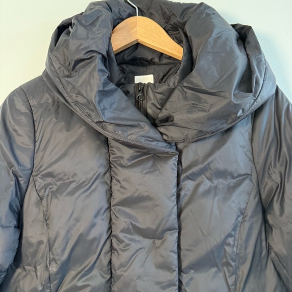 J. Jill Black Hooded Down Puffer Jacket, Size M, Like New! - Picture 5 of 10